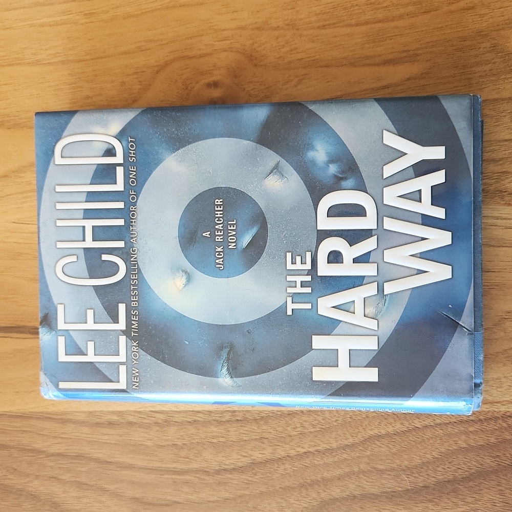 Lee child novel hardcover The Hard Way